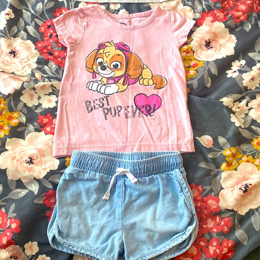 2T Shirt & short Bundle.  Gentle Used. No Stains.